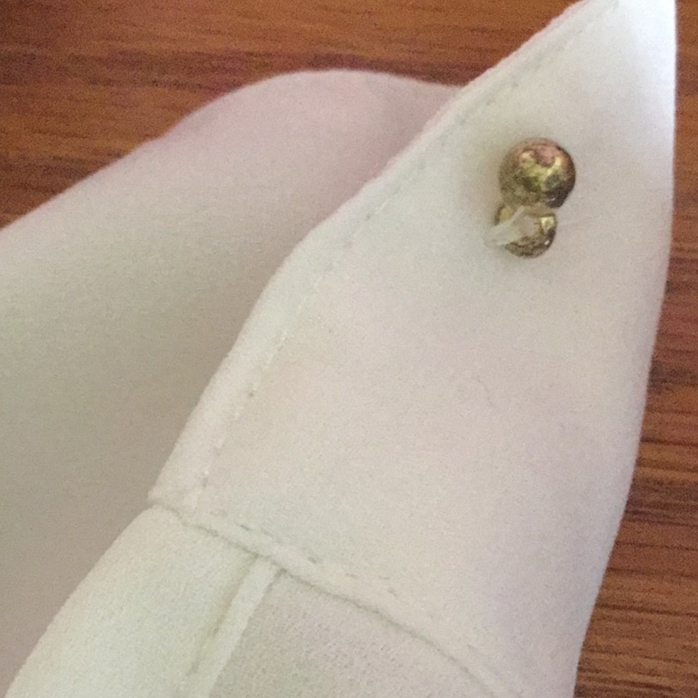 White Button Down Top - image 4